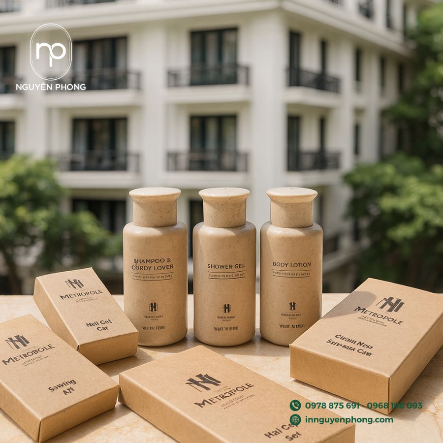 In hộp đựng đồ dùng khách sạn giá rẻ